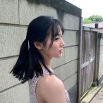 AKB48 下尾みう、縁側に水着姿で腰掛けたしっとりグラビアオフショット公開