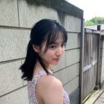 AKB48 下尾みう、縁側に水着姿で腰掛けたしっとりグラビアオフショット公開