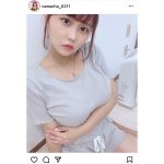 千葉奈々希（なな茶）、バストラインくっきりの部屋着で彼女目線「ゴロゴロしよ〜？」