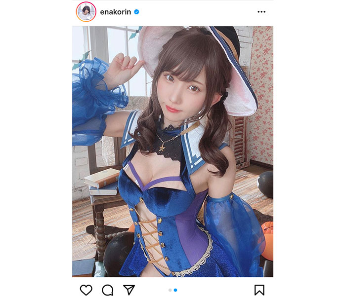 えなこ、可愛い＆セクシーな魔女っ子コスプレに反響ぞくぞく