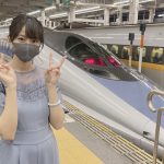 【鉄道の日】STU48 瀧野由美子、『イチオシ』500系とのお揃コーデ披露
