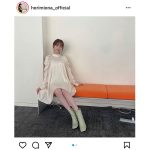 堀未央奈、「ヒルナンデス! 」白コーデで魅せる美脚にファンうっとり