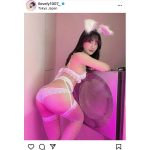#ババババンビ 池田メルダ、ふんわり美バストに釘付けな水着オフショット披露!!