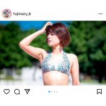 藤井マリー、大胆ビキニ姿で豊満バストやヒップを披露！「スタイル抜群」「くびれがスゴい」