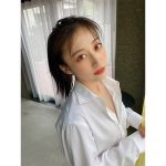 NMB48 川上千尋、彼シャツで魅せる「大人ちっひー」に歓喜の声ぞくぞく