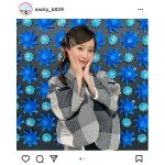 SKE48 鎌田菜月、前髪流しの浴衣姿に癒される「季節遅れの花火しましょう」