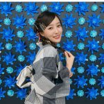 SKE48 鎌田菜月、前髪流しの浴衣姿に癒される「季節遅れの花火しましょう」