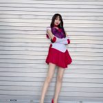 SKE48 野村実代、美脚際立つ『セーラーマーズ』コスプレに「優勝」「これは強い」と大絶賛!!