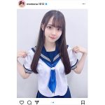 ラストアイドル 松本ももな、『尊い』夏服セーラー姿に「可愛い」の声殺到