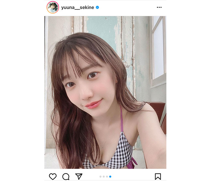 関根優那、透明美肌にうっとりなカレンダーオフショット公開