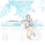 10-FEET・TAKUMAのソロ名義『卓真』、新曲「軍艦少年」のジャケット画像を公開