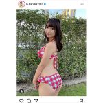 JamsCollection 坂東遥、メリハリ美ボディ際立つ振り向きショット公開