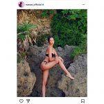 菜々緒、ビキニで圧倒的な美ボディを披露！ヒップラインが美麗すぎる。