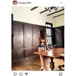 京佳、美プロポーション際立つセクシー下着姿のバックショット!