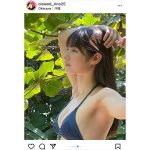 大島璃乃、健康美あふれるボディをビキニ姿で大胆披露