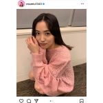 AKB48 下尾みう、ピンクワンピースのコーデで『絶対領域』披露「スタイル抜群です」