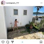 豊田ルナ、水着姿ではしゃぐカレンダーオフショットに歓喜の声