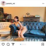 NMB48 上西怜、お気に入りの水着を自撮りで紹介