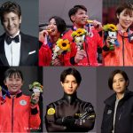 （上段左から）新庄剛志監督、阿部詩選手阿部一二三選手、平野美宇選手（下段左から）須崎優衣選手、横浜流星、中村アン（C）TBS