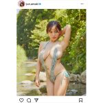 天木じゅん、こぼれ落ちそうなIカップバストを大胆披露!「悩殺されちゃったよ」