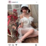 えなこ、シースルードレスで透け感セクシー「妖精のようです」