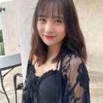 Juice=Juice 稲場愛香、可憐さと妖艶さに見惚れる黒ビキニ姿に「美し過ぎる」「破壊力がやばい」と話題