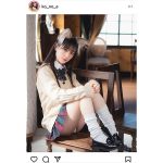 歯科衛生士・近衛りこ、制服×ケモ耳コスプレで下着チラリ