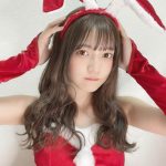 Peel the Apple 黒嵜菜々子、ウサギ耳サンタ姿で「可愛い!」をプレゼント「バニーサンタさん最高」