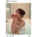 夏本あさみ、ジャグジーで濡れ肌入浴ショットを公開