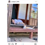 AKB48 小栗有以、猫と一緒に縁側でゴロゴロ 写真集オフショット公開