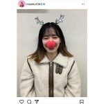 AKB48 下尾みう、癒しの『赤鼻のトナカイ』姿に反響ぞくぞく!