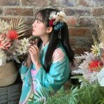 豊田ルナが振袖姿のオフショットを公開