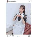 上坂すみれ、肩透けメイド服をキュートに着こなし!「これはまた毛深い」