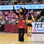 上國料萌衣（アンジュルム）、バスケBリーグにゲスト出演