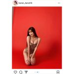 NMB48・原かれん、リアル『ラムちゃん』なトラ柄水着で魅せるツヤ肌美ボディ