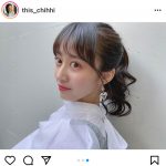 NMB48 川上千尋の横顔ポニーテールに「最高」「 美しい」と反響ぞくぞく