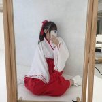 Peel the Apple 黒嵜菜々子、福が訪れるポニーテール巫女ショットに釘付け!