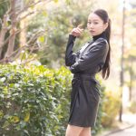 【2021ベストオブミス東京代表】西森由美子さんがクールなブラックコーデで肩出し＆美脚アピール！ 「コロナ禍は大きなチャンスと変化をくれたきっかけ。」