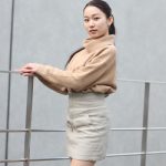 【2021ベストオブミス東京代表】西森由美子さんがクールなブラックコーデで肩出し&美脚アピール! 「コロナ禍は大きなチャンスと変化をくれたきっかけ。」