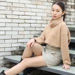 【2021ベストオブミス東京代表】西森由美子さんがクールなブラックコーデで肩出し&美脚アピール! 「コロナ禍は大きなチャンスと変化をくれたきっかけ。」