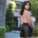 【2021ミスユニバーシティグランプリ】関西大学・吉田三莉さんが美脚際立つクールなファッションで登場！ 「一つ大人の階段を登って、大人の女性に近づくことができた。2022年は防災の啓発活動をしたい。」