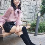 【2021ミスユニバーシティグランプリ】関西大学・吉田三莉さんが美脚際立つクールなファッションで登場! 「一つ大人の階段を登って、大人の女性に近づくことができた。2022年は防災の啓発活動をしたい。」