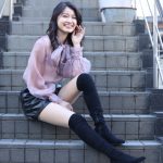 【2021ミスユニバーシティグランプリ】関西大学・吉田三莉さんが美脚際立つクールなファッションで登場！ 「一つ大人の階段を登って、大人の女性に近づくことができた。2022年は防災の啓発活動をしたい。」
