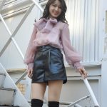 【2021ミスユニバーシティグランプリ】関西大学・吉田三莉さんが美脚際立つクールなファッションで登場！ 「一つ大人の階段を登って、大人の女性に近づくことができた。2022年は防災の啓発活動をしたい。」