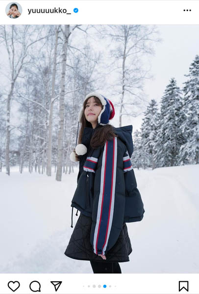 新木優子、雪原に映える透明肌ショットに歓喜の声！「雪の中の天使だ」