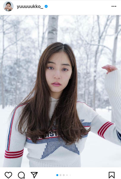 新木優子、雪原に映える透明肌ショットに歓喜の声！「雪の中の天使だ」