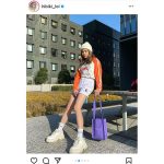 lol-エルオーエル-・hibiki、ショートパンツのコーデで美脚披露！
