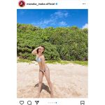 Juice=Juice・稲場愛香、腹筋割れ美ボディで魅了する写真集オフショット公開「破壊力凄い」「最上級を見た」