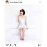 伊原六花、キャミワンピースで魅せる透明素肌に反響ぞくぞく「え、天使ですか？」