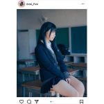 伊織もえ、制服コスプレであらわな透明太ももに釘付け！衝撃の濡れシャツオフショットも！！